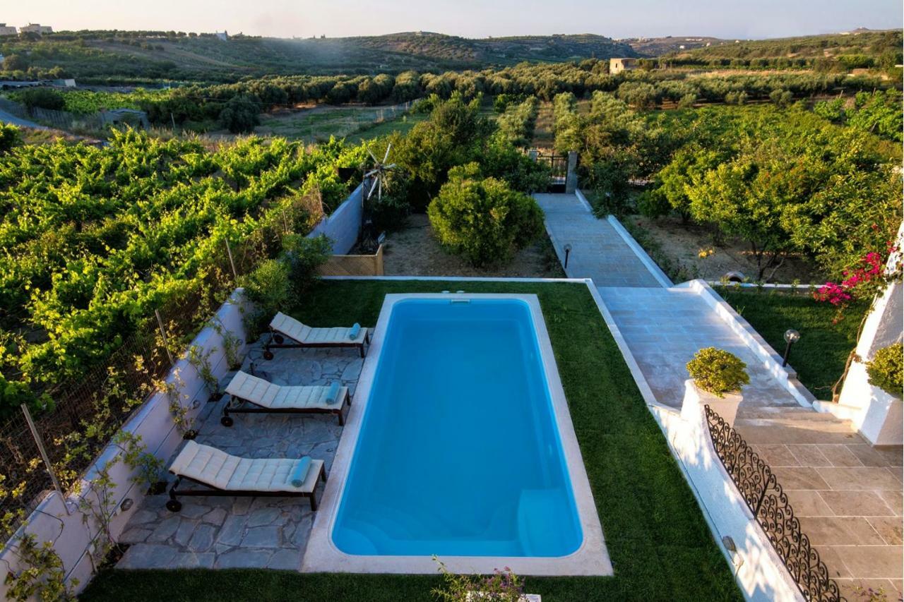 Luxury Villa Rosita W Heated Pool - Nature And Relax Epano Vathia Exterior foto
