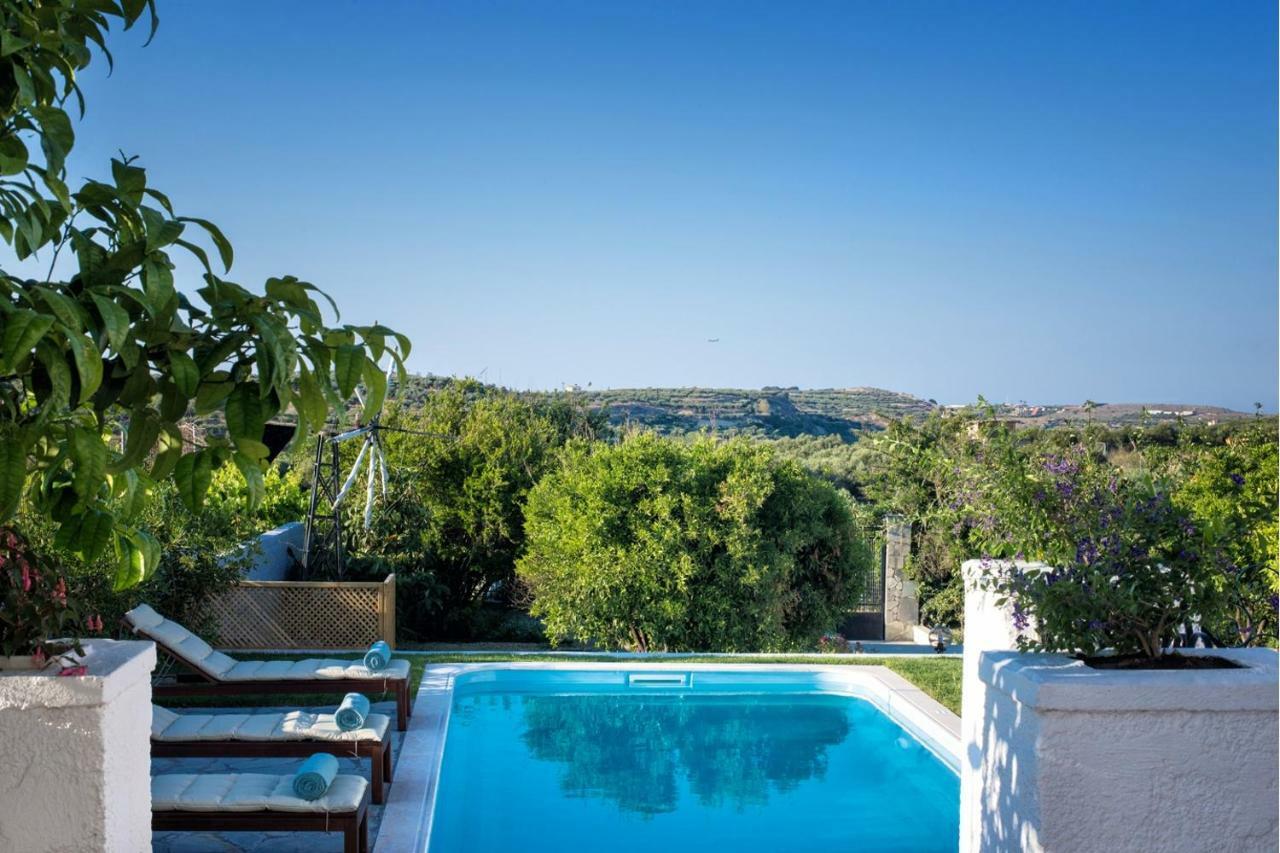 Luxury Villa Rosita W Heated Pool - Nature And Relax Epano Vathia Exterior foto
