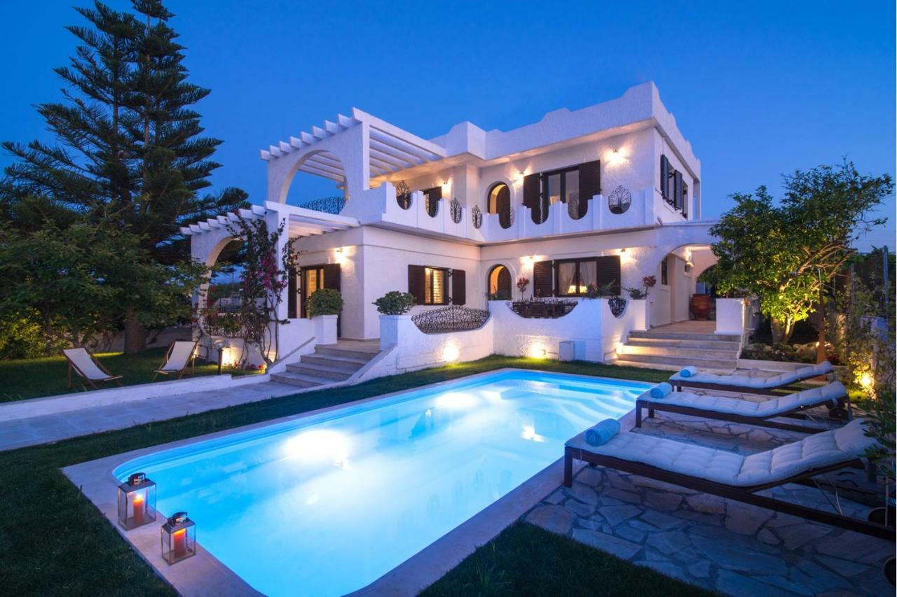 Luxury Villa Rosita W Heated Pool - Nature And Relax Epano Vathia Exterior foto
